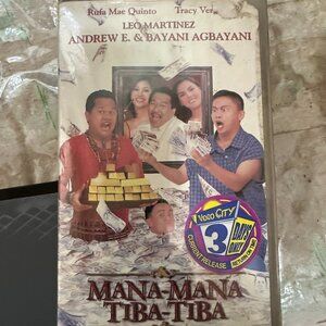 Mana-mana tiba-tiba VHS Tape 2000 Andrew E. Rufa Mae Quinto Viva Films Philippin
